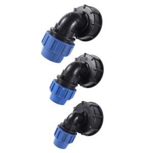 20 25 커넥터 감소 파이프 스레드 60MM 32MM 급수 어댑터 PE 변환 거친 탱크 IBC 관개 피팅