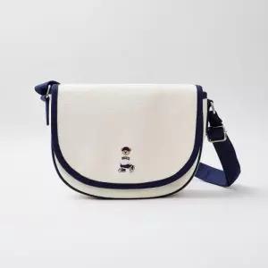 스파오 크로스백 우디 캔버스 여성 남성 가방 캐주얼백