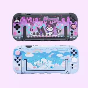 GeekShare 긱쉐어 산리오 Sanrio 키티 폼폼푸린 닌텐도 스위치2 하드 케이스 조이콘 스틱 커버 포함