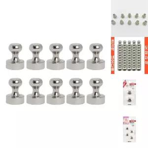 초강력 네오디움 체스 고리자석 후크 12mm 1SET(10P)/자석/교실/고리/강력/현관/게시판/홀더/걸이/냉장고