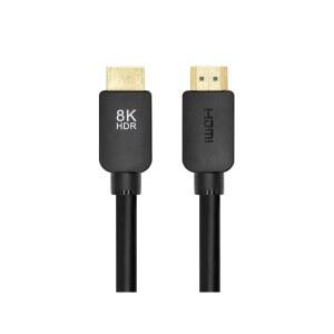 모노프라이스 8k HDMI 케이블 - 3피트 검은색(로고 없음) | 초고속, 8k@60Hz, 48Gbps, 다이내믹 HDR, eARC, 소니 PS5, Xbox Series X, S와 호환 가능