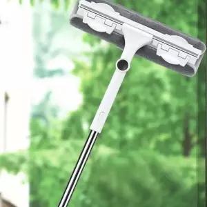 밀대 핸들형 청소용 걸레 유리창 닦이 창문 도구 다용도 청소기 밀대형 각도 조절