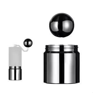 코만단테 C40 C60 커피 수동 그라인더 용기 세트 에스프레소 컵 스테인리스 볼 그립 핸들 액세서리와 스틸