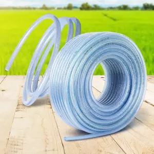 편사호스 수도꼭지호수 분무기 비닐 가정용 식수용 긴 호스 호수 고무 관수 고압 실리콘 물 세차 물분사기