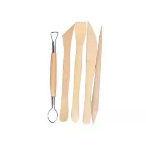 도자기 점토 조각세트 점토 조각도구세트 클레이도구 방과후 찰흙칼 공예 체험키트 미술 용품 지