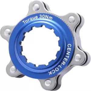 시마노 센터락 허브를 6볼트 디스크 브레이크 로터 어댑터로 변환하여 허브에 장착 12mm 스루액슬 허브용