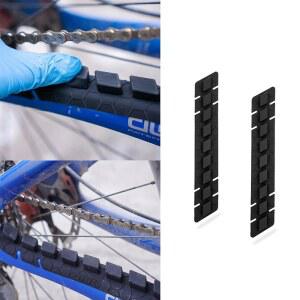 ZTTO 2개 자전거 프레임 체인스테이 보호대, 산악 실리콘 스크래치 방지 에어백/다운튜브 스티커, 체인 노크 방지용 가드
