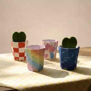 솜씨키트 힙한 나만의 화분 힙팟 꾸미기 DIY키트 단체 체험 수업 하트호야