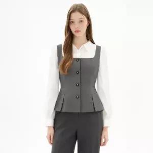 [롯데백화점]케네스레이디 로시 레이어드 블라우스 (EVBLPI98)