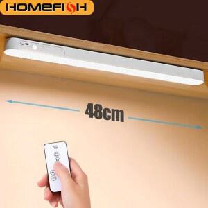 LED 주방 램프 무선 바 눈 USB HOMEFISH 야간등 책상 테이블 침대 캐비닛용 충전식 옆 라이트 보호
