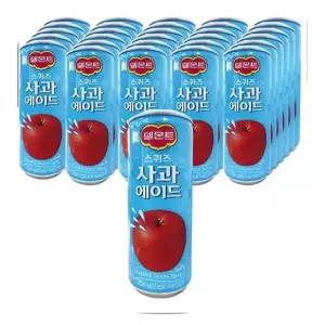 [셀러허브]롯데칠성음료 델몬트 스퀴즈 사과 240ml 30개 /s (E33096448)