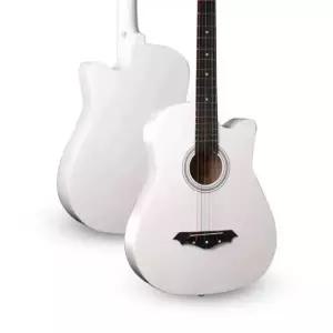 프리미엄 핑크기타 초보자용 입문용 어쿠스틱 38인치 화이트 38inch