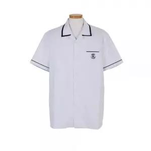 교복몰 배색라인 반팔 셔츠(호매실고) 교복셔츠 교복