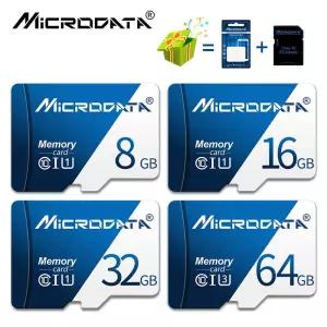 Class10 마이크로 TF SD 카드 64GB 50GB 32GB 16GB 메모리 U1 Minisd 플래시 카드(SD 어댑터가 있는