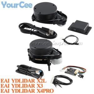 YDLIDAR X4 프로 X3 X2L 라이더 TOF 360 ° 레이저 레이더 스캐너 범위 센서 모듈 8 미터 10Hz 스캐닝 주파