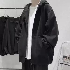 집업 남녀공용 아우터 후드 봄 가을 기모안감 점퍼