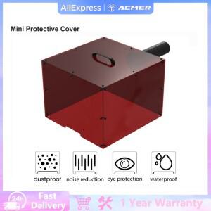 ACMER S1 미니 보호 커버 레이저 조각기 인클로저 박스 (벤트 포함) 눈 2.5/3.5/6W 용 방진 소음 감소