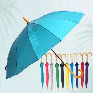 나무손잡이 장우산 곡자 판촉물 답례품