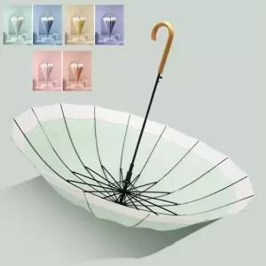 우산 장우산 튼튼한 양산 롱핸들 2인