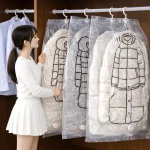 TLB 더블락 옷걸이 일체형 롱패딩 압축팩 코트 진공팩 겨울옷