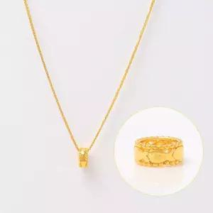 [골드모아] 여자 순금 목걸이 물고기 [바렐 피쉬]