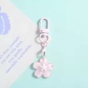 BUyuS 스카이 핑크 벚꽃 버즈 키링 벚꽃포인트 키홀더 장식  buyus 굿딜 브이숍 illo001