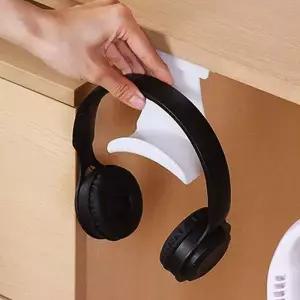 흰색 565HTL34 헤드셋 걸이 책상 거치대 헤드셋거치대 헤드폰거치대 1P 보관