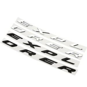 ABS 전면 후드 엠블럼 R55 로고 이보크 레터 V8 이니셜스티커 스포츠 장식 커버