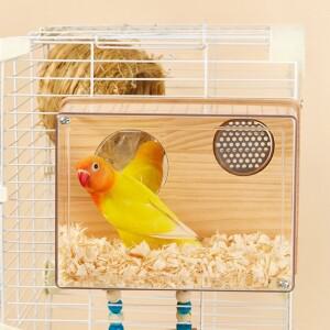 애완 동물 새 집 앵무새의 일종 둥지 상자 Budgie 나무 번식 Lovebirds 짝짓기 клетка для поп