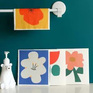 아트 주방 행주 친환경 디자인 북유럽 셀룰로오스 행주 다용도 집들이선물 행주걸이 식기