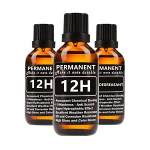 자동차 왁스용 12H 나노 세라믹 코팅 키트 UV 고광택 스크래치 30ml 보호 우수한 방지 3년 10H보다 페인트 수트 3병 9H 경도 소수성