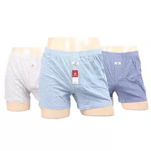 [셀러허브]아날도바시니 니트사각 트렁크 순면남성팬티 3종세트 (S23693649)