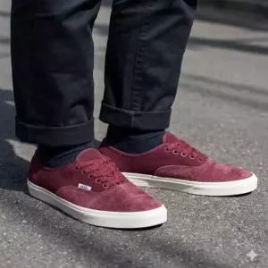 반스 vans 어센틱 로우프로 - 버건디마쉬멜로우 VN000D04KG21