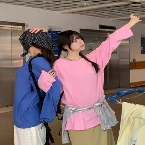 [제작] 소다팝팝 루즈핏 슬럽 티셔츠 86916 빅사이즈 여성의류