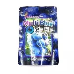 멀티블루 블루베리 전용비료 3개월간 효과지속 완효성 코팅비료/화분/흙/텃밭/분갈이/거름/화초/조경/영양