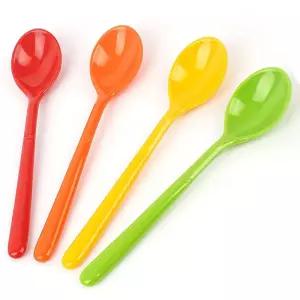 국산 멜라민 스푼 10P 커피 티스푼 요거트 미니 스푼