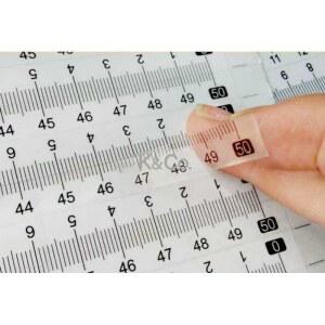 자동화 자 스티커 기계 투명 거리 책상 측정 테이프 줄자 눈금자 양면