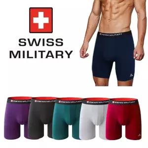 스위스밀리터리 남자팬티 롱 드로즈 6종 속옷세트