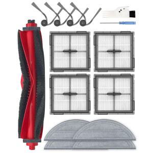 로보락 Q10 S5 / 1개 4개, 브러시 키트, 패드 부품, 교체 필터 사이드 메인 포함 15개 iRobac 걸레 청소기용 청소 S5+ 액세서리 로봇 헤파