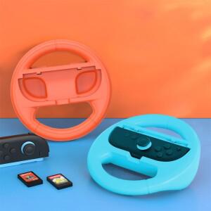 호환 스위치 2 조이 콘 컨트롤러용 2Pcs 스티어링 휠 핸들 게임 레이싱 핸들 홀더