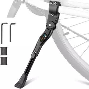 TOPCABIN 자전거 킥스탠드 조절 가능 알루미늄 합금 사이드 22인치 24인치 26인치 28인치 산악 로드