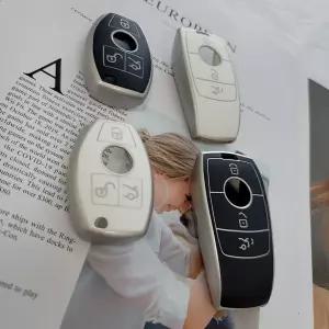 식스미 벤츠 스마트 키커버 케이스 TPU 블랙 화이트 홀더 자동차홀더 차량용홀더 차량용 카바