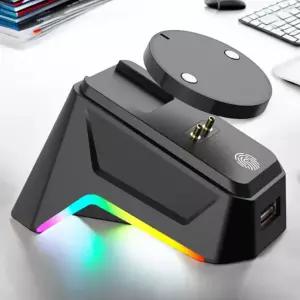 올포원 AFO-D1 지슈라2 로지텍 레이저 무선 마우스 충전독 차징독 블랙