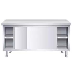 주방 하부장 테이블 업소용 스텐 조리대 캐비넷 작업대 식당 수납