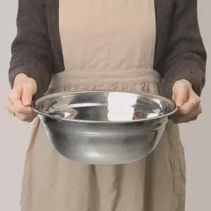 국내생산 304스텐 양푼 다라이 소형 4호/쌀세척볼/주방/스테인리스/믹싱볼/식당/음식점/무침볼/요리/조리