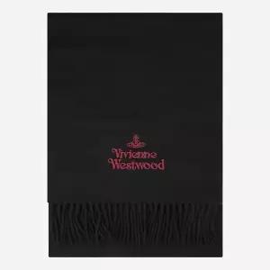 [비비안웨스트우드] 자수 로고 블랙 머플러 스카프 81030007 W00Q7 153548747