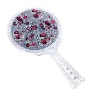 작은손거울 원형 미용 손거울 화장품 손잡이 거울 (KYR-WDF522F)_