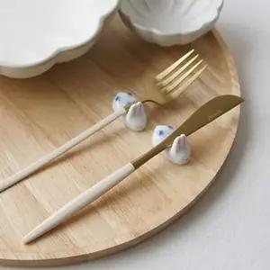 수저받침 NN38HW68 도자기 식기 세트 5개