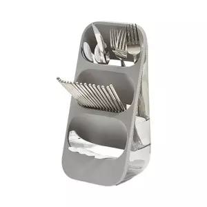 3단 OA36PJ45 물빠짐 스탠딩 수저통 (그레이) DK05