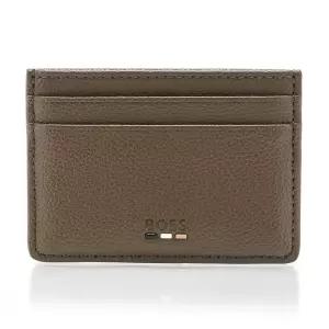 BOSS, Ray 소형 로고 카드 홀더, 올리브 나이트, 원 사이즈